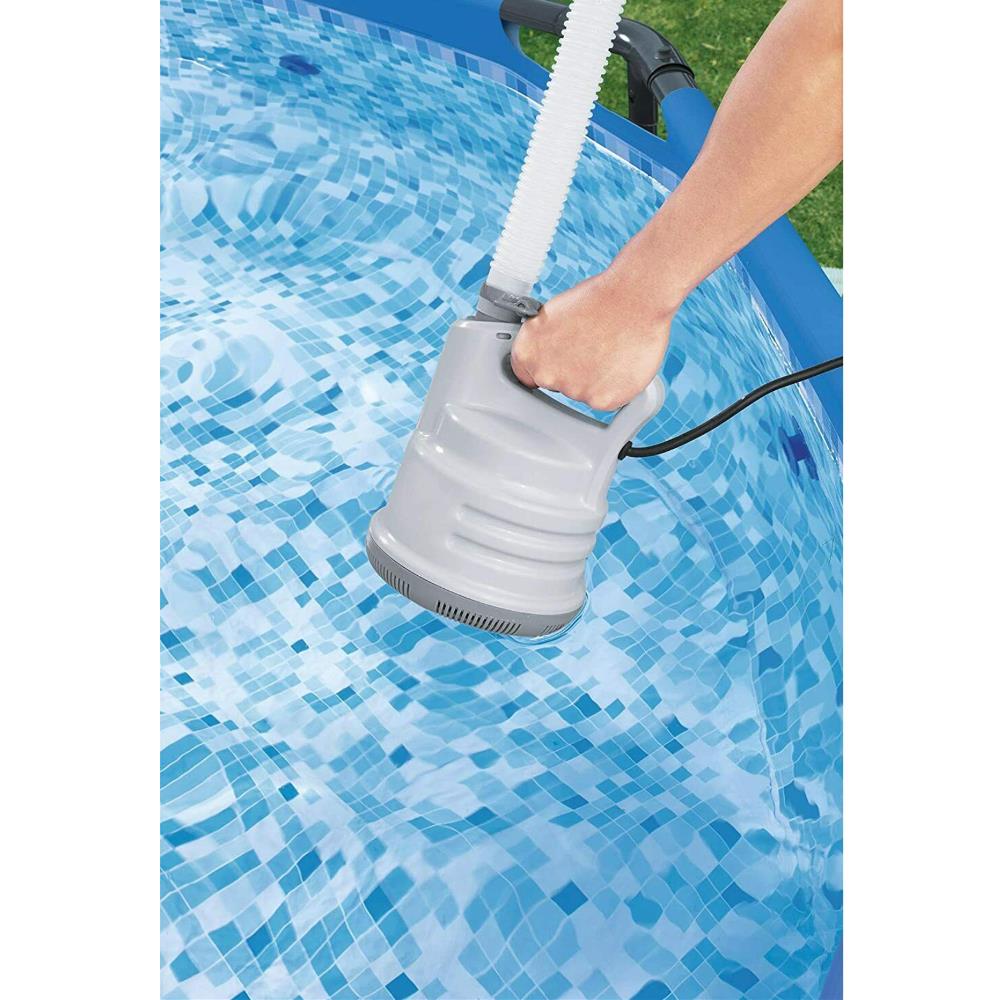 Bestway pompa drenaggio aspirazione svuotamento manutenzione acqua piscina 58230