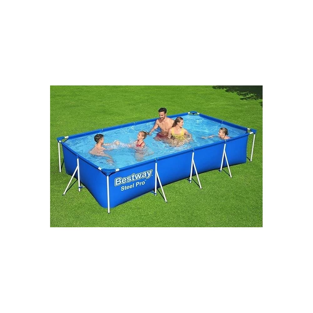Bestway 56405 Piscina Rettangolare Fuori Terra 400 x 211 x 81 cm 5700 L