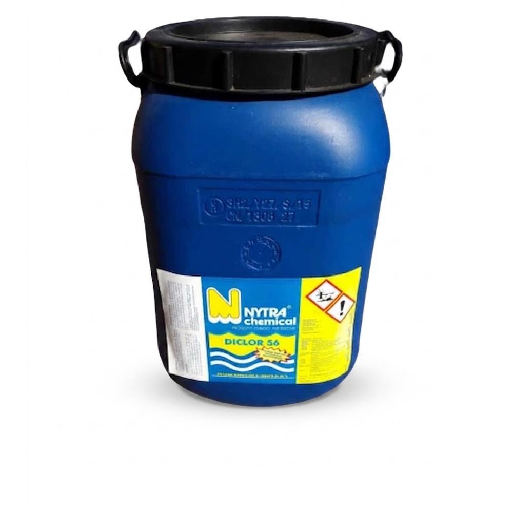 DICLORO 56% 25kg CLORO GRANULARE CLORAZIONE SHOCK POLVERE ACQUA PISCINA