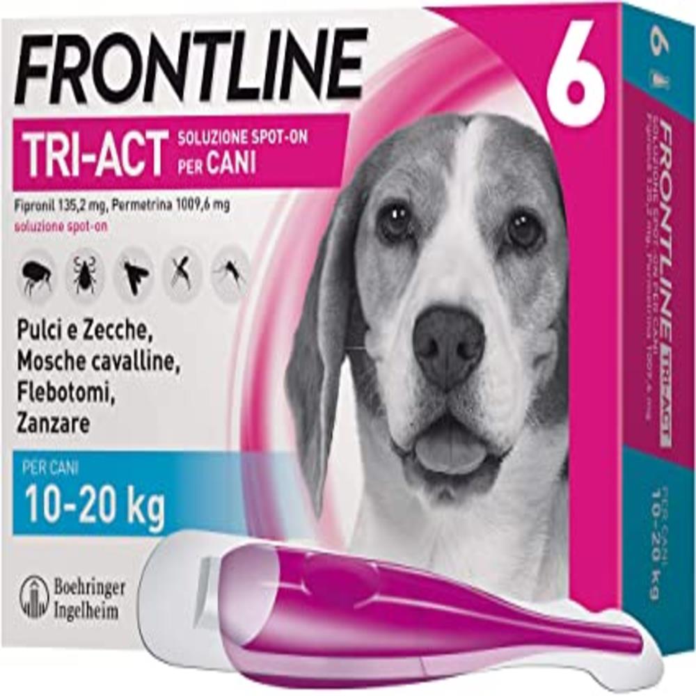 Frontline TriAct Spot On Cani Protezione da pulci, zecche, mosche cavalline pappataci