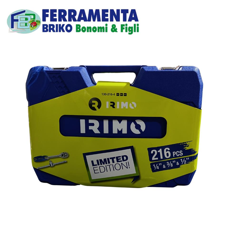 IRIMO Cassetta Attrezzi 216 Pezzi – Set Bussole e Chiavi Professionale – Valigetta Rigida2