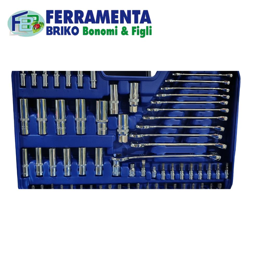 IRIMO Cassetta Attrezzi 216 Pezzi – Set Bussole e Chiavi Professionale – Valigetta Rigida4