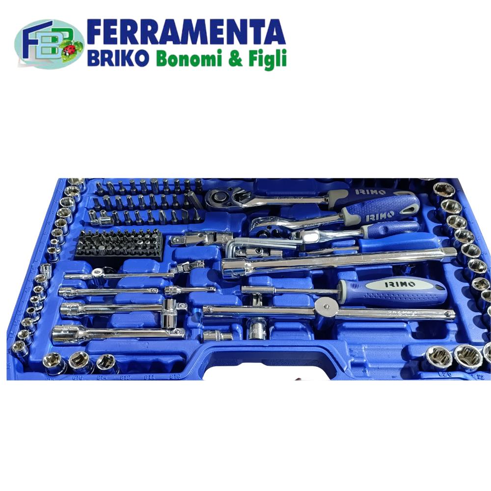 IRIMO Cassetta Attrezzi 216 Pezzi – Set Bussole e Chiavi Professionale – Valigetta Rigida5