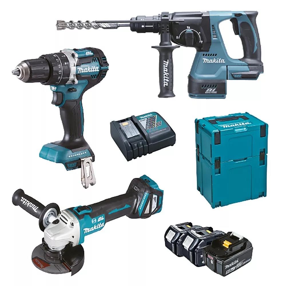 Kit Makita DLX3119TJ Set 4 elettroutensili 18V