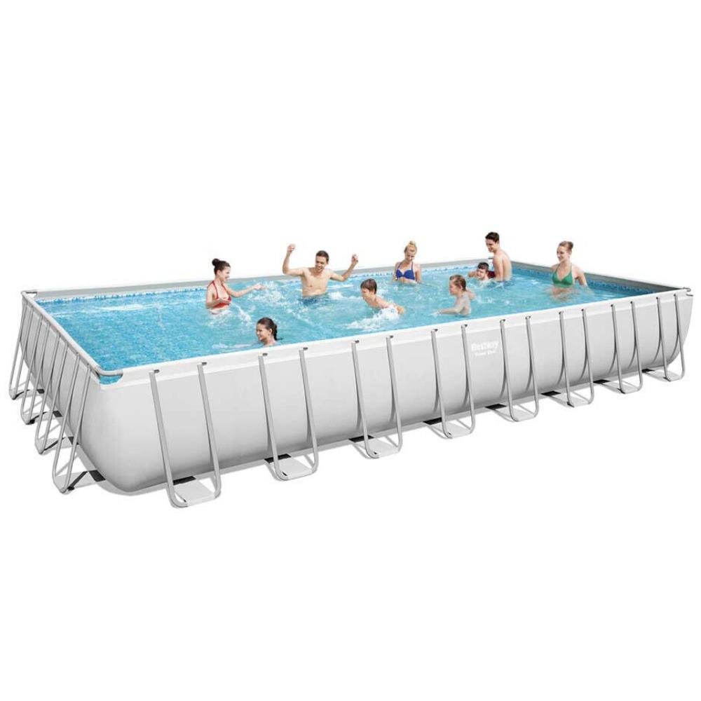 Piscina Fuori Terra Bestway 56623 Rettangolare 956x488x132cm Steel Frame