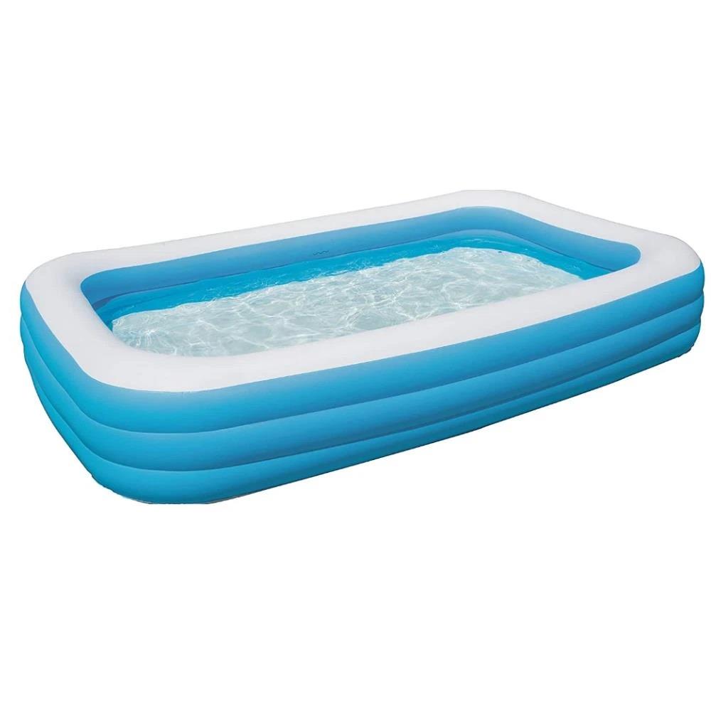 PISCINA GONFIABILE RETTANGOLARE 183X305X56H BESTWAY 54009 3 ANELLI BAMBINI