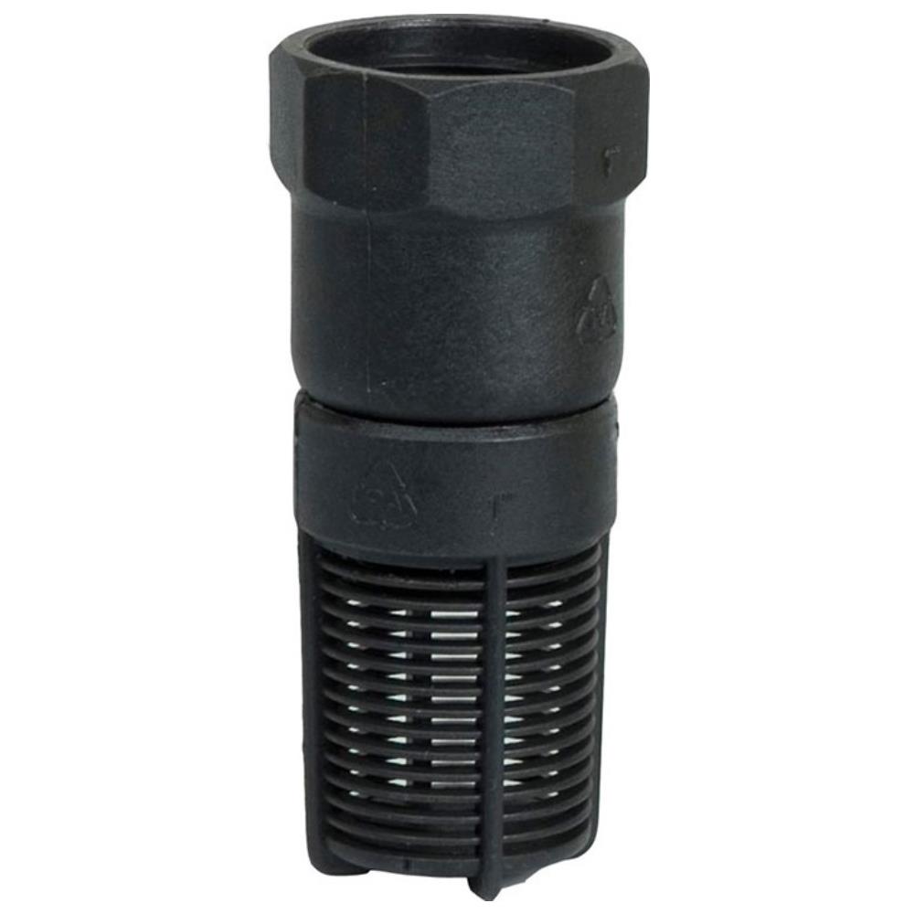 Ribimex PRVF35 Valvola di Fondo in Plastica 1", Nero, 10 x 4 x 4 cm