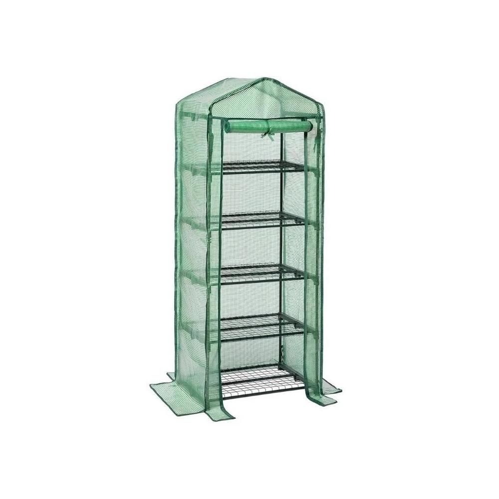 Serra da Giardino 69x49x193 cm, 5 Ripiani, Anti UV, Verde