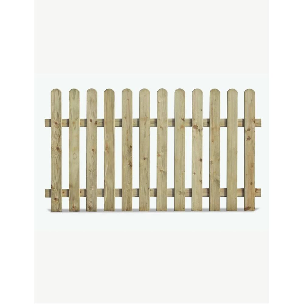 STACCIONATA RECINTO RECINZIONE STECCATO GIARDINO LEGNO IMPREGNATO 180X80 (13841)