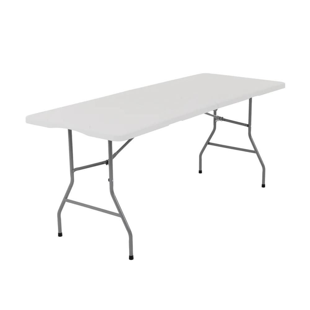Tavolo Pieghevole 180 x 74 x 70cm Bianco